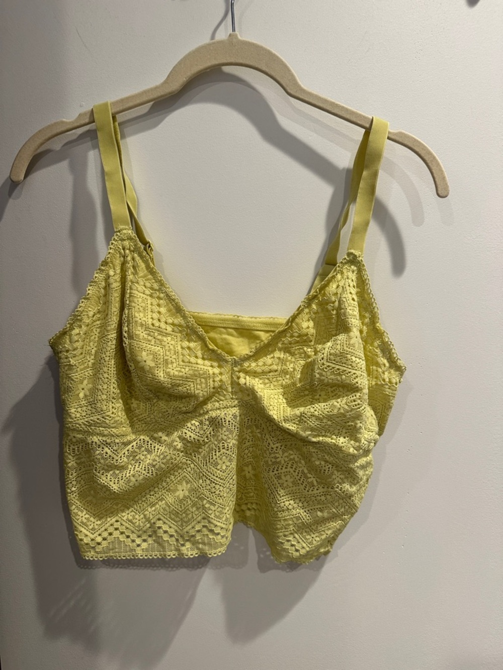 Auden Yellow Lace Bralette